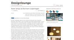 Desktop Screenshot of designlounge.pl